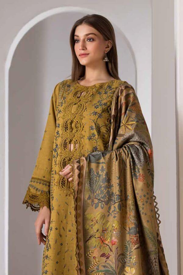 SOBIA NAZIR (Premium Law3pc)
Front Full Embroidery
DIGITAL PRINTED LAWN DUPATTA